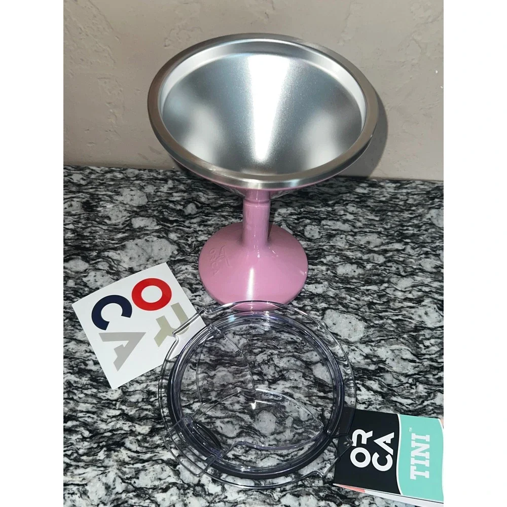 ORCA Tini Martini Tumbler 13oz Pink New With Tags‎ Insulated Stainless SET OF 4